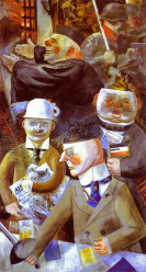 George Grosz: "Die Stützen der Gesellschaft"